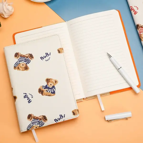 Blue Bear Vintage A5 Diary - Image 2