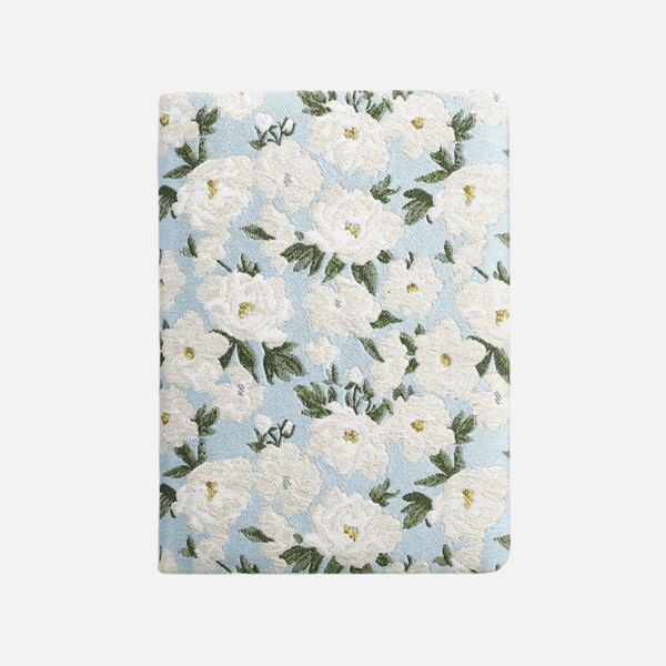 Gardenia A6 Fabric Journal