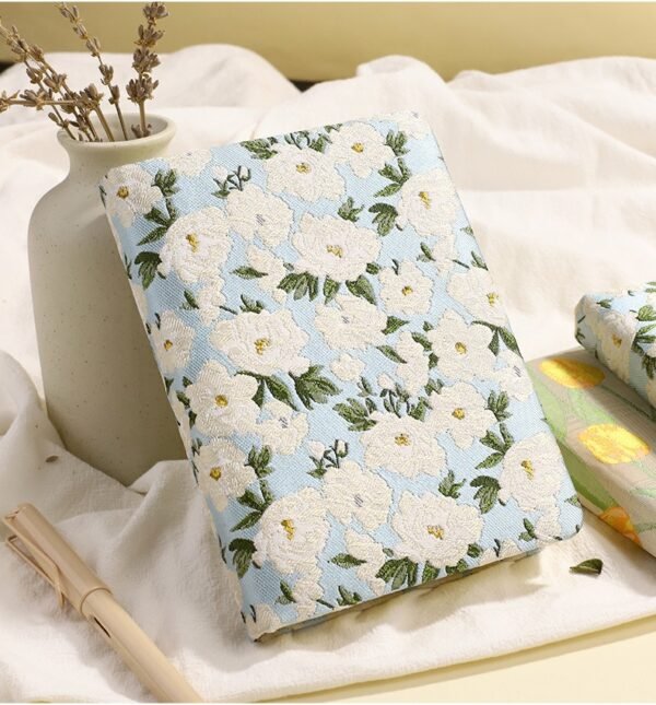 Gardenia A6 Fabric Journal - Image 2